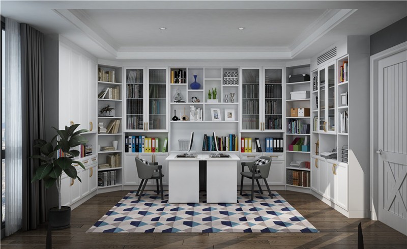 科誠美居：定制書柜，打造多樣書房空間